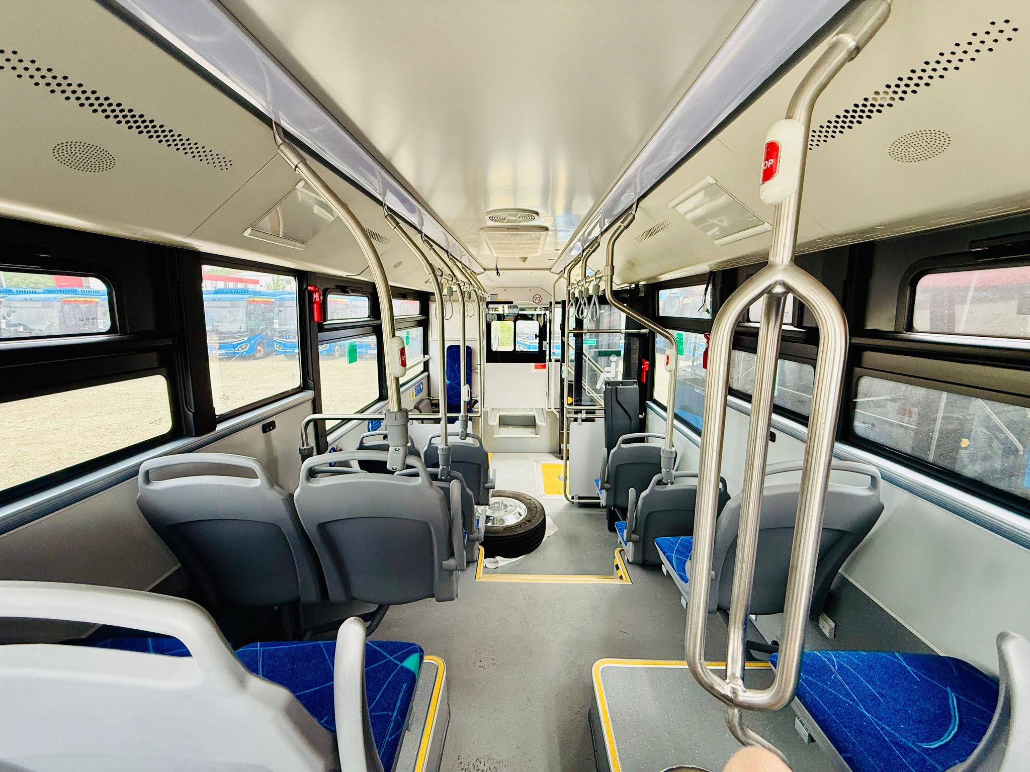 King Long city buses, which will operate in Klaipeda, Lithuania.