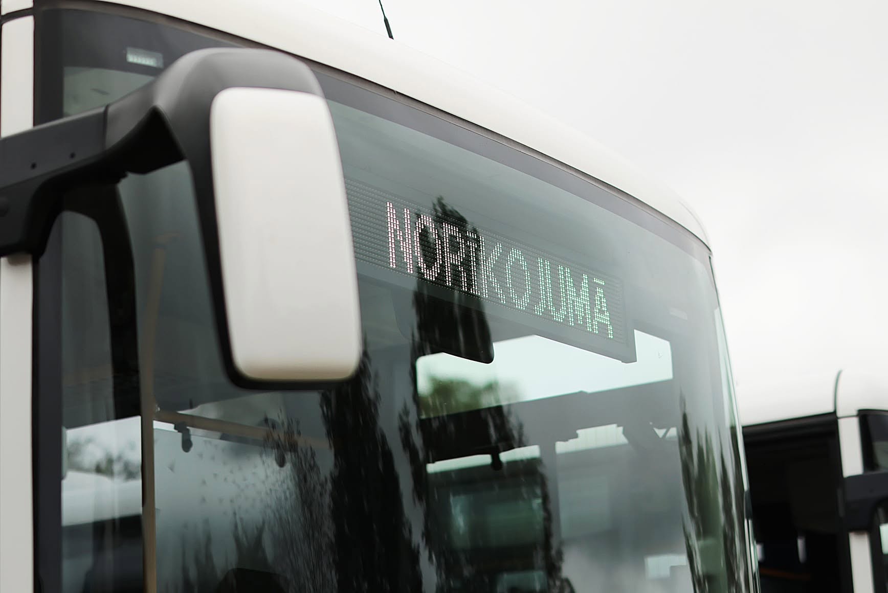 Luminator LED destination signs on Mercedes-Benz Intouro buses for CATA.