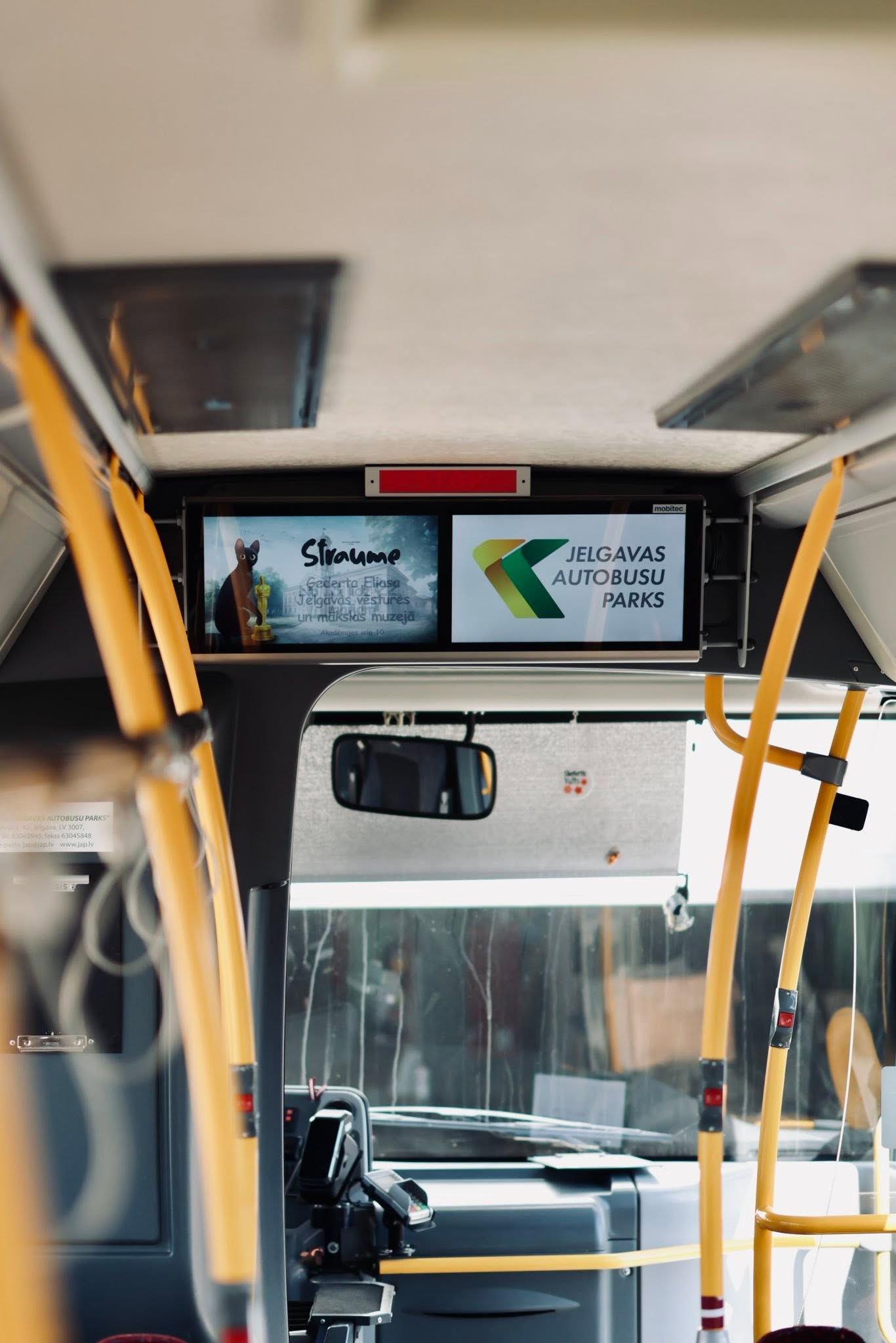 Double TFT Installation – Jelgava City Bus Park