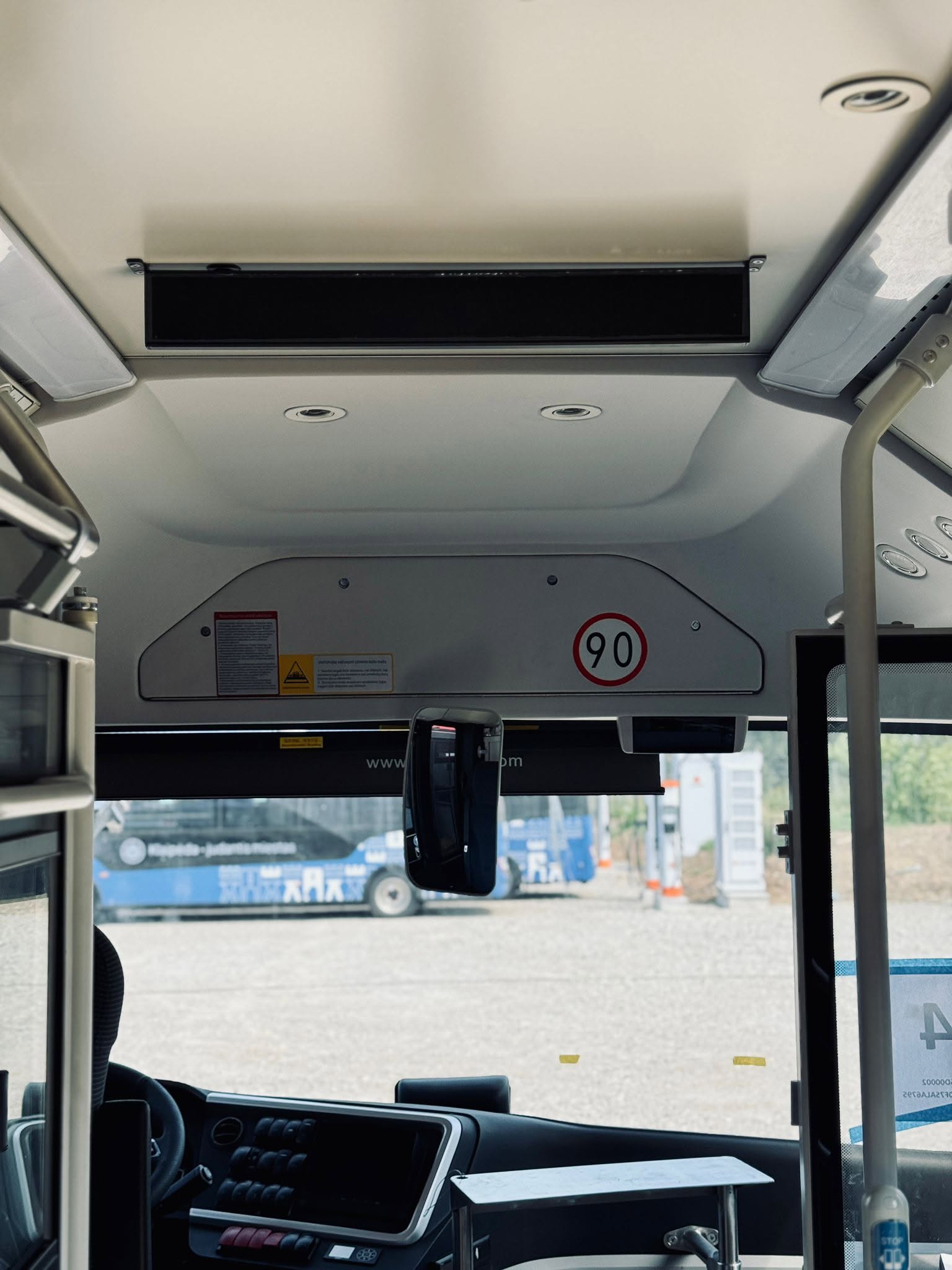 King Long city buses, which will operate in Klaipeda, Lithuania.
