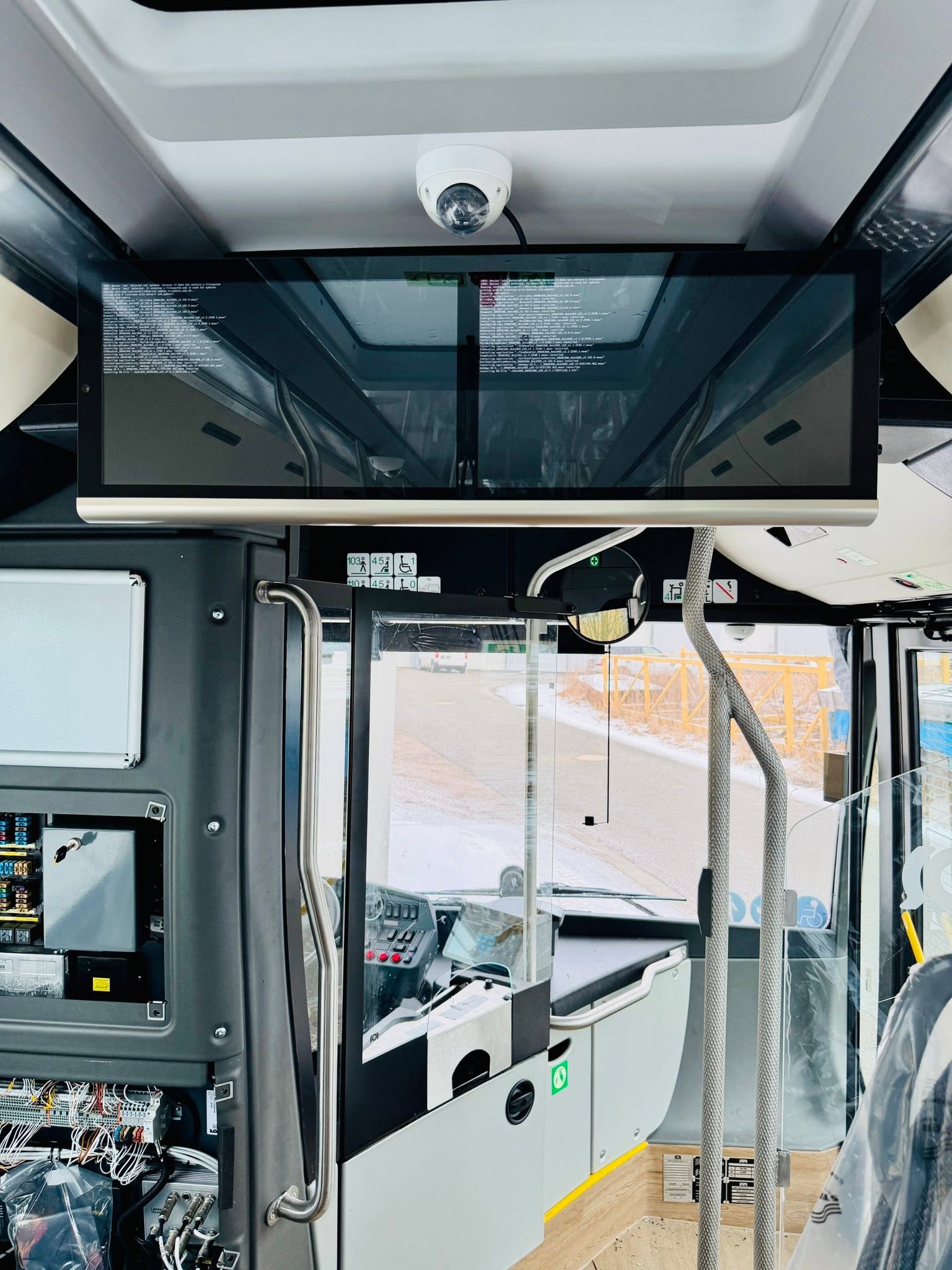 Work Continues on Bus Preparation for Deployment in Germany 