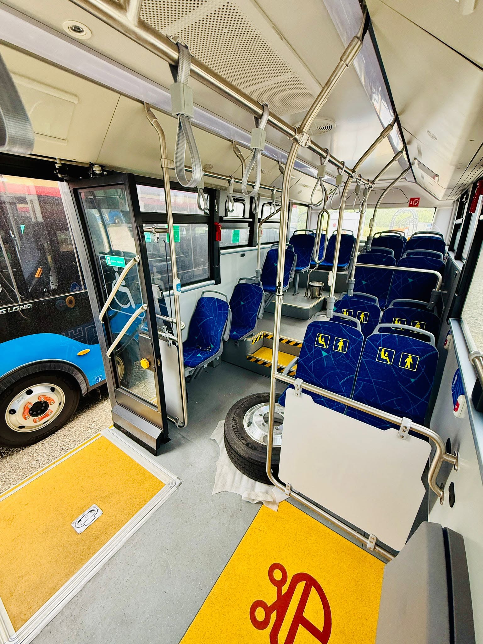 King Long city buses, which will operate in Klaipeda, Lithuania.