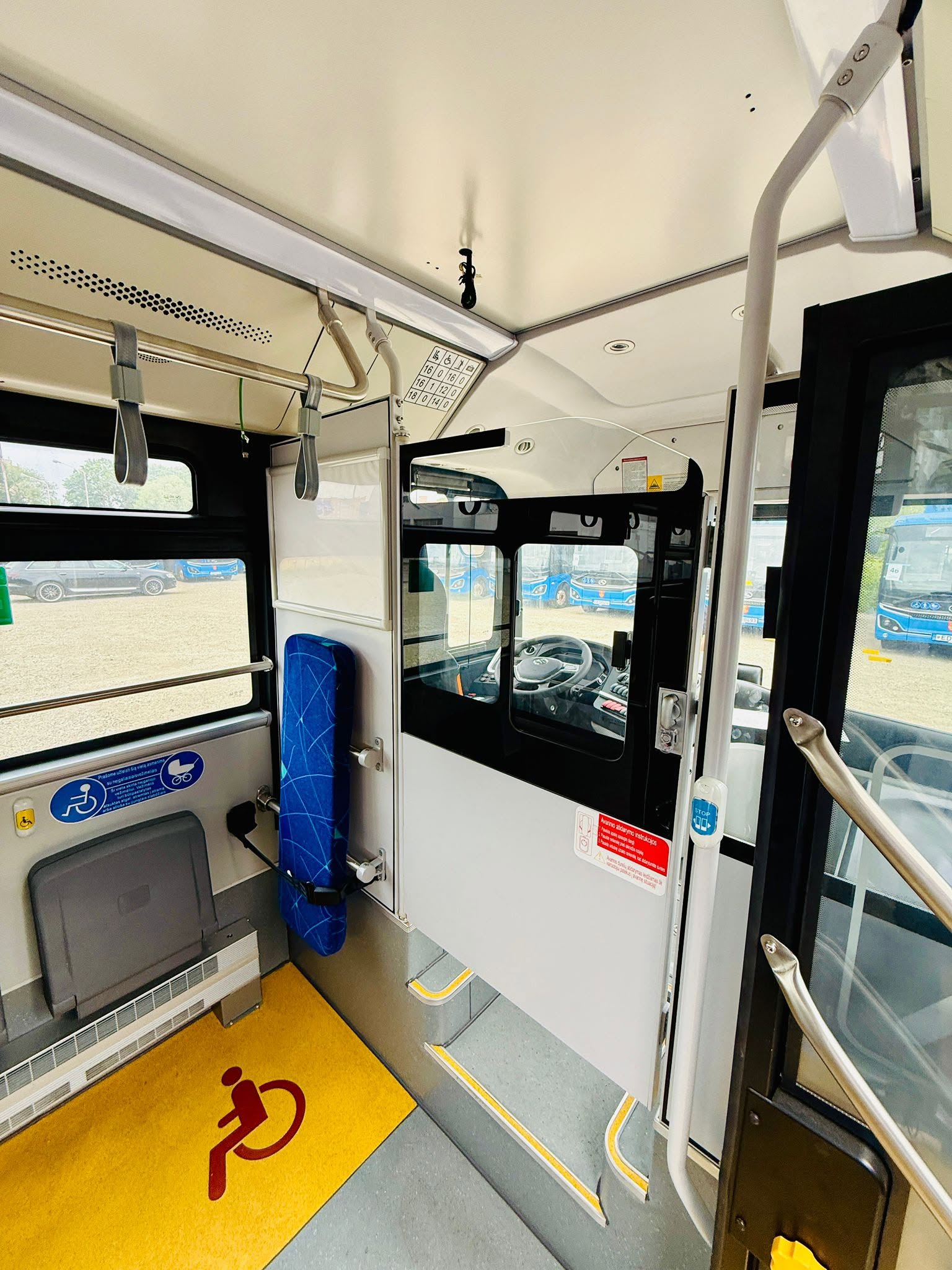 King Long city buses, which will operate in Klaipeda, Lithuania.