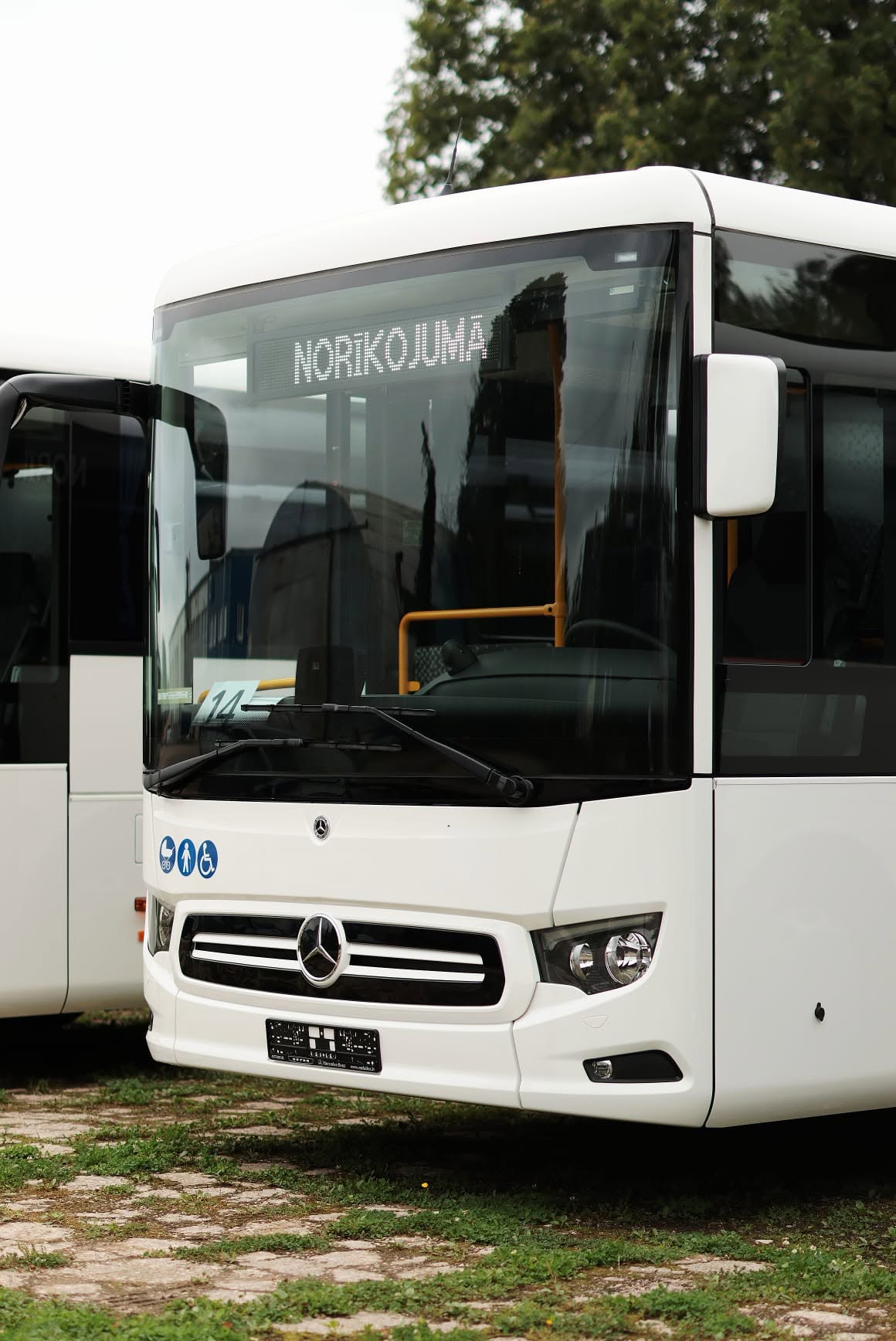 Luminator LED destination signs on Mercedes-Benz Intouro buses for CATA.